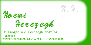 noemi herczegh business card